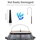 6.5cm Mini Car Radio Aerial Antenna, FM AM DAB Universal Roof Cars Aerial Mast Replacement Small Short Rod Car Antenna Aerials Accessories Strong Reception Screws in M4 M5 M6 (6.5CM) - Image 7