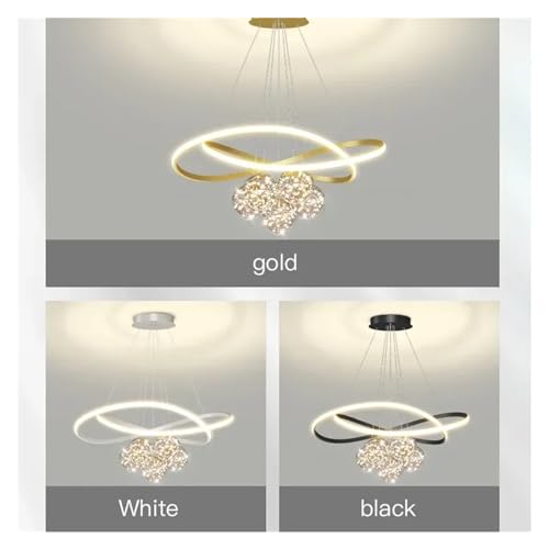 Lustre de cuisine moderne et salon en finition or durable - 6