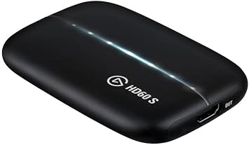 Elgato HD60 S, External Capture Card, Stream and Record in 1080p60 with ultra-low latency on PS5, PS4/Pro, Xbox Series X/S, Xbox One X/S, in OBS, Twitch, YouTube, works with PC/Mac