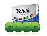 Volvik 2016 Golf Balls (Dozen), Crystal Green