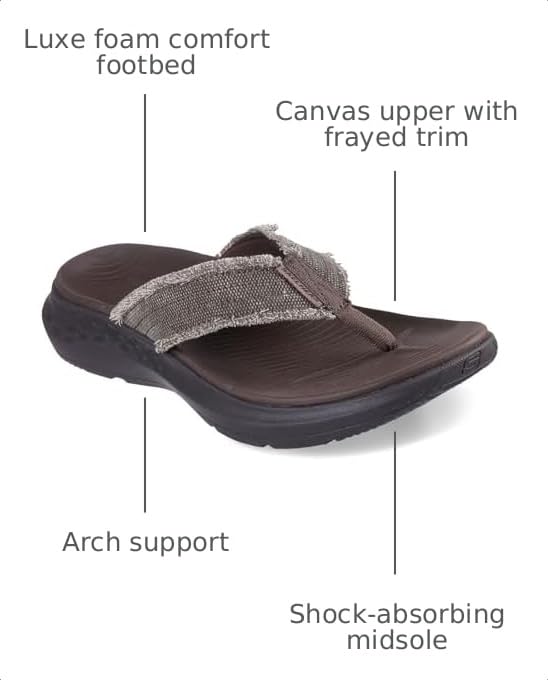 Image of Skechers Men's Parson Sd - Gino | Casual, Relaxed Fit, Luxe Foam, Vegan, Canvas Upper
