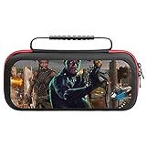 Großer Stauraum: Diese Tragetasche hat spezielle Fächer für alle Ihre Gaming-Bedürfnisse. Es bietet Platz für eine Switch-Konsole, einen AC-Adapter, Joy-Cons und bis zu 20 Spielkarten.