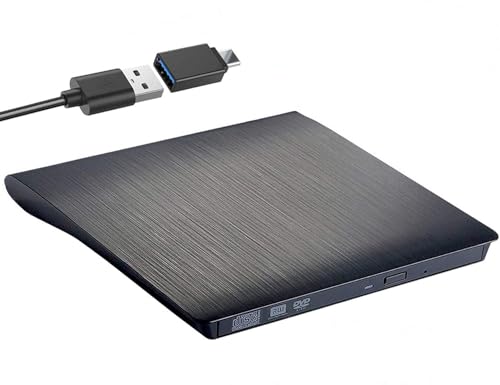 Unidad externa DVD CD USB 3.0 ultradelgada compatible con PC miniatura 1