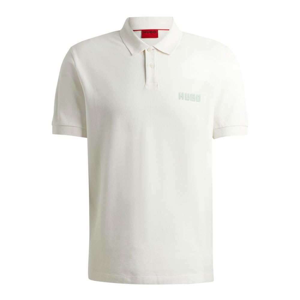 Hugo Open White121 Men's Diqonos Polo, Medium