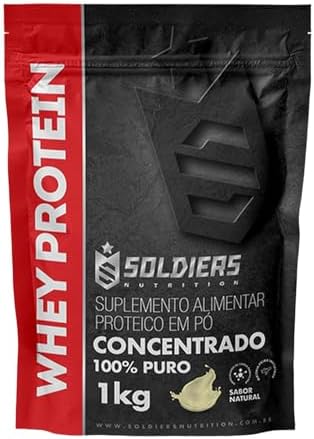 Whey Protein Concentrado 1Kg - Natural - 100% Puro Importado - So...