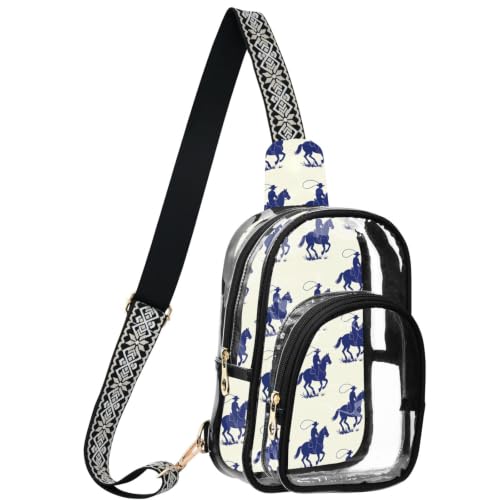 Bolso cruzado transparente linqin para viajeros al aire libre y festivales 2