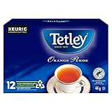 Tetley Orange Pekoe Tea K-Cup Pods, 12 Count For Keurig Coffee Makers