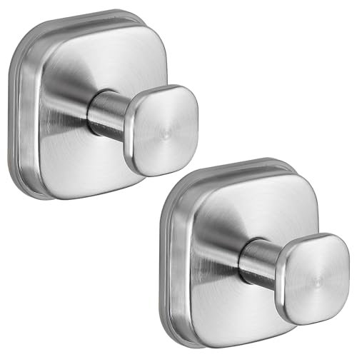 Supopular Suction Cup Hooks for Shower & Kitchen, 11LB Rustproof Towel Hook