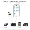 Wanme Lecteur de Carte Mémoire SD 2.0, Lecteur de Carte 3 en 1 USB-C vers SD Micro SD MS CF, Adaptateur pour iPad, iPhone 15, MacBook Pro/Air, Chromebook Samsung Galaxy S20/S21 (Blanc-2en1)
