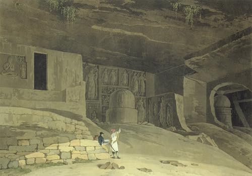 Impression sur toile grottes de Kanaree, art mural de prestige 60x90
