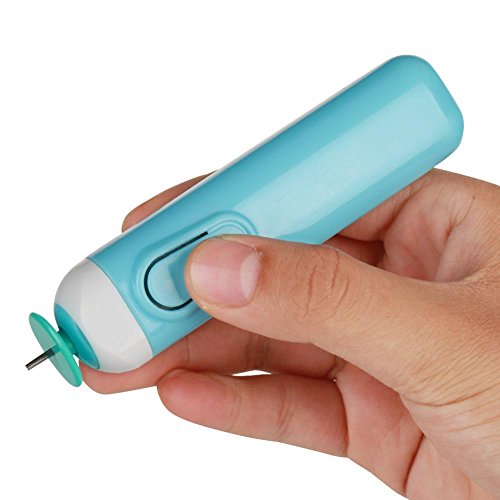 Electric Quilling Pen, Electric Quilling Slotted Tool Automated Paper Volume Curling Pen(Blue) #TOP5