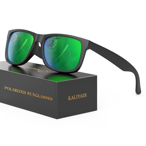 Image of KALIYADI Sunglasses-Men Polarized-Sunglasses for Men: Classic Sun Glasses for Driving Fishing Golf with UV400 Protection