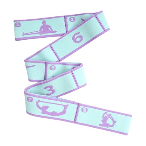 Dehnungsgurt,8-Teilig,Widerstandsbänder für Frauen | Stretching zur Verbesserung der Beinflexibilität bei Kindern und Erwachsenen im Tanz Pilates Gymnastik Fitness