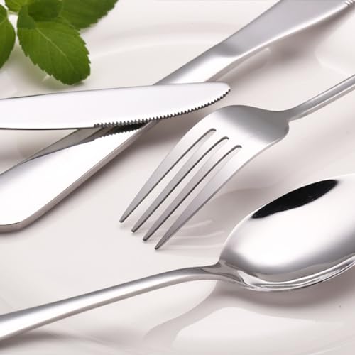 Dinner Forks 6 Pieces, Stainless Steel 20cm Table Forks Cutlery Forks Set, Silverware Set, Dishwasher Safe. - Image 4