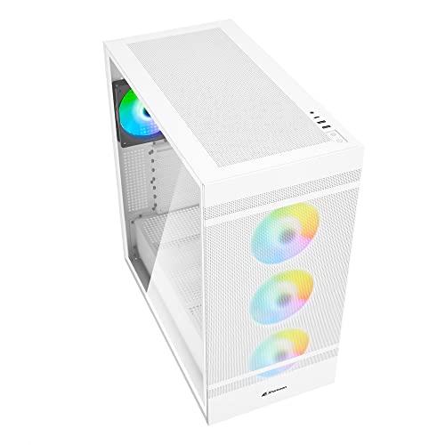 Rebel C50 Bianco RGB ATX - Mouse gaming - Immagine 4
