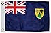 Taylor Made Products 93203 93203 Turks/Caicos Courtesy Flag 12x18",, Boating Hardware & Maintenance Supplies