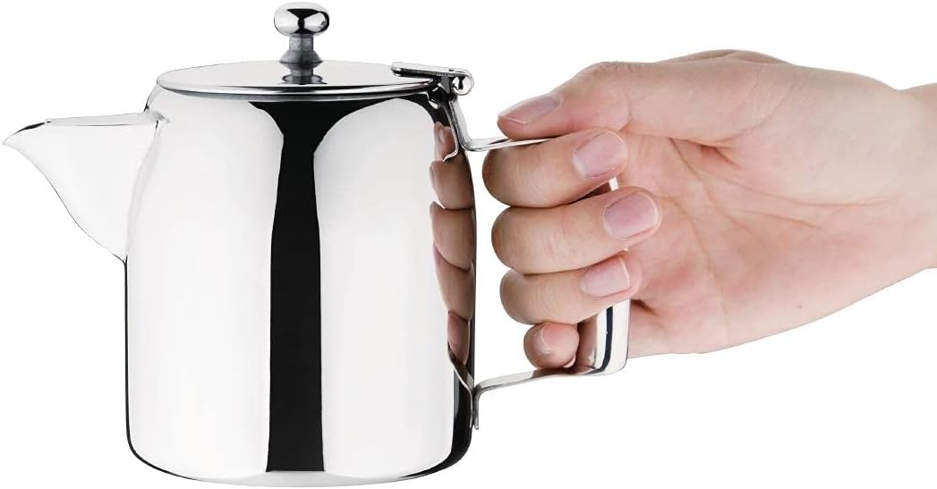 Olympia Cosmos Tea Pot Stainless Steel 20Oz Infuser Innovative - New Features