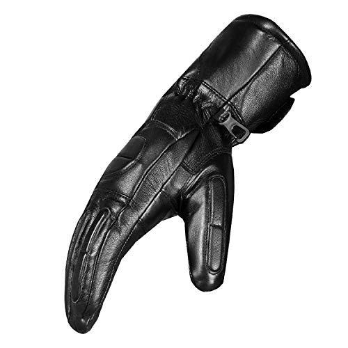 Jackets 4 Bikes SL23-BLACK-L Men’S Winter Gauntlet Motorcycle Gloves thumb #3