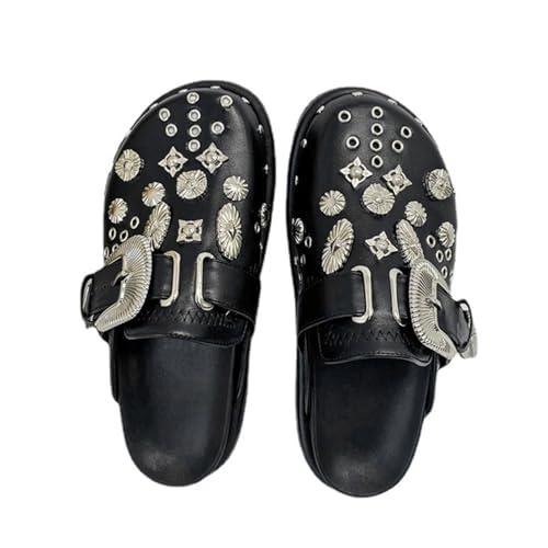 GGOOB Y2k Shoes Punk Clothes Platform Clogs Emo Shoes Womens Clogs Platform Slippers