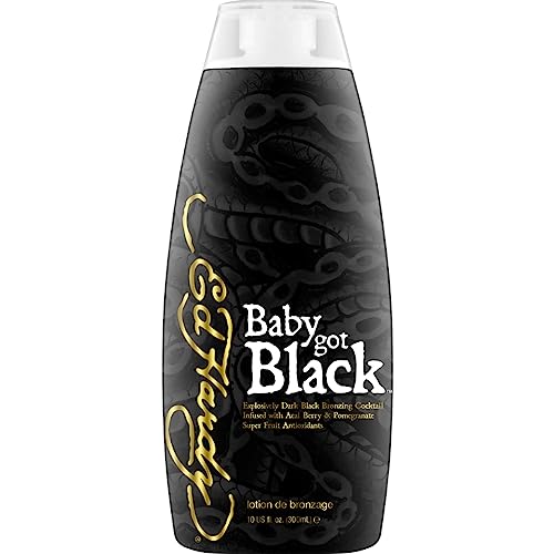 Ed Hardy Baby Got Black Super Dark Black Bronzing Cocktail Sunbed Lotion 300ml
