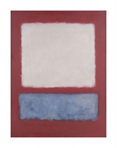 Bruce McGaw Graphics Light over Gray, 1956 by Mark Rothko, Art Print Poster, Paper Size 11" x 14" Image Size 9" x 12"(2889)