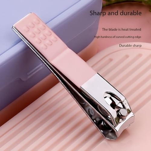 Image of Manicure Set, 8-in-1 Stainless Steel Nail Cutter Kit with Scissors, Professional Grooming Kit for Women, Brown (14 in 1 Manicure)