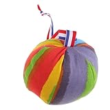 YARNOW Wurf Und Fangball Bunter Bandschwänzen Weicher Ball Für Spieleplatz Pädagogisches Für Junge Mädchen Kindergarten Und Schule Sensorisches Training Und Koordinationsspielzeug