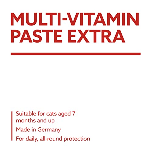 GimCat Multi-Vitamin Paste Extra - Cat snack with beta-glucans and omega 3 & 6 fatty acids for healthy cell protection - 1 tube (1 x 50 g) - Image 6