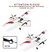 FUNTECH RC Airplane Remote Control Airplane 3 Channel with 2.4ghz Radio Control 6 Axis Gyro, Durable Epp Foam Easy to Fly for Beginners,Great Little Plane for Your First RC Plane