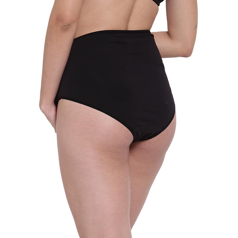Image of Inner Sense Organic Cotton Bamboo Overlap Maternity Panties | After delivery Panties for Women | Full Coverage, Pregnancy Panty for Women I Maternity wear Skin