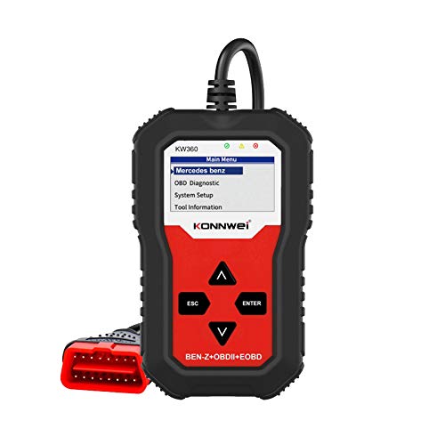 Leitor de código do scanner OBDII Leitor de falha do motor Leitor de pressão do pneu, monitor de dia