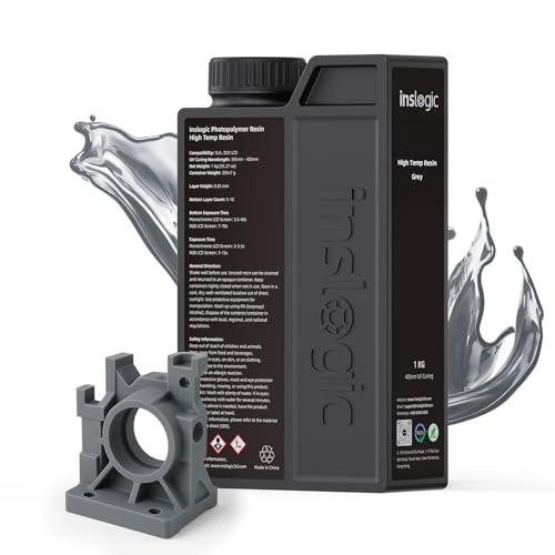 Inslogic High Temp 405nm DLP Resin (1kg Grey)