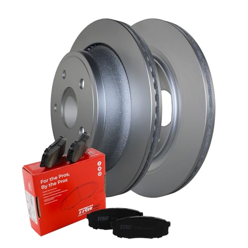 Bison Performance Coated Vented 352mm G3000 Cast Iron 5 Lugs Disc Rotors And ...