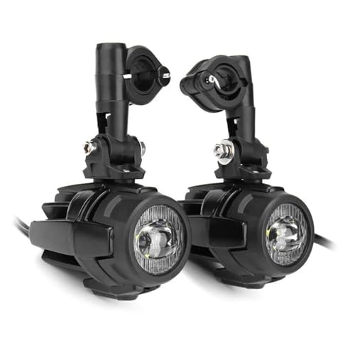 Faros de carretera moto con bombillas iluminación led DRL antiniebla de 40W