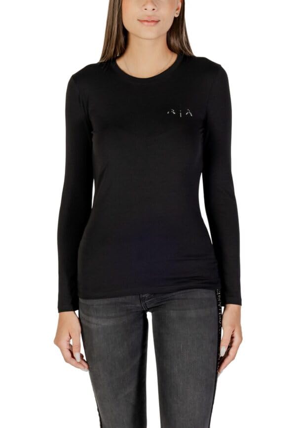 Camiseta manga corta negra Armani Exchange XW001353 AF17173 para un ajuste perfecto