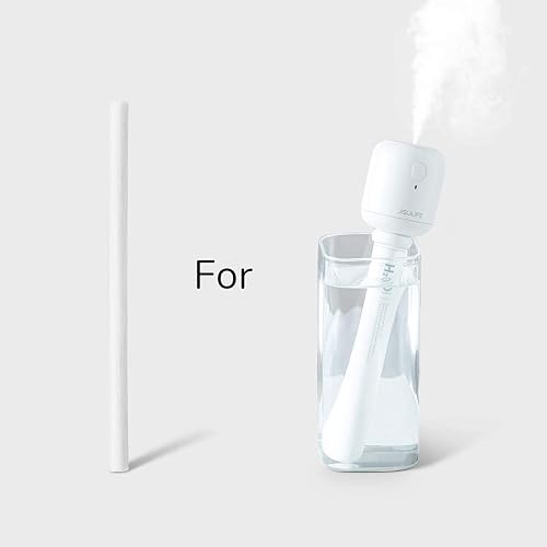 Miniatura 4 de Paquete de 6 filtros humidificadores de algodón, mechas de repuesto, esponjas de repuesto para rociador ultrasónico, purifica el agua, elimina el