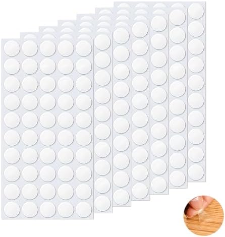 350 Pcs Double Sided Adhesive Dots,Sticky Tack Adhesive Poster Tacky Putty,Sticky Dots Double Sided,Removable Balloon Sticky Dots Round (20mm)