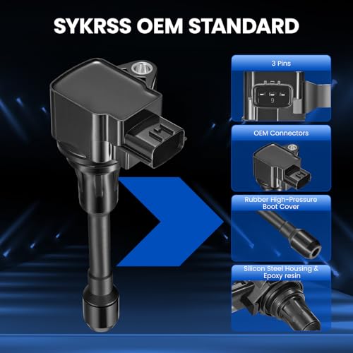 Image of 8-Pack UF677 Ignition Coils Compatible with INFINITI QX80 2014-2021 /QX56 2011-2013, Compatible with Nissan Armada 2017-2020 5.6L V8- Replaces 224481LA0B, 224881LA0B, IGC0083