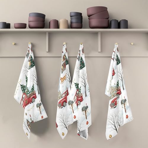 Torchons de Noël vintage mignons idée cadeau maison 71cm