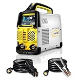 SSIMDER Stick Welder ARC140N ARC/Lift TIG 2 IN 1 Welder Machine 110V/220V Dual Voltage DC Inverter ARC Welder with LCD Digital Display Portable Welder Machine