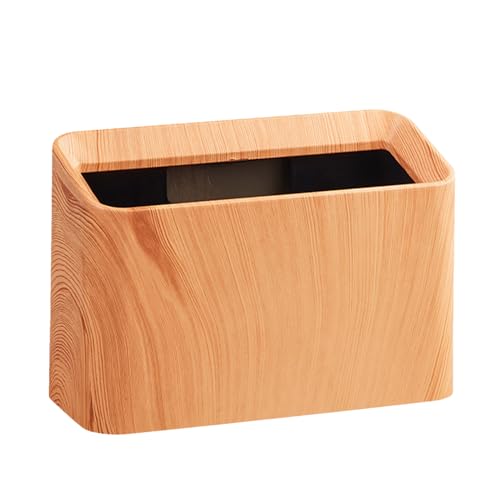 Contenedor de basura mini para dormitorio con tapa de presión y tamaño ultra compacto