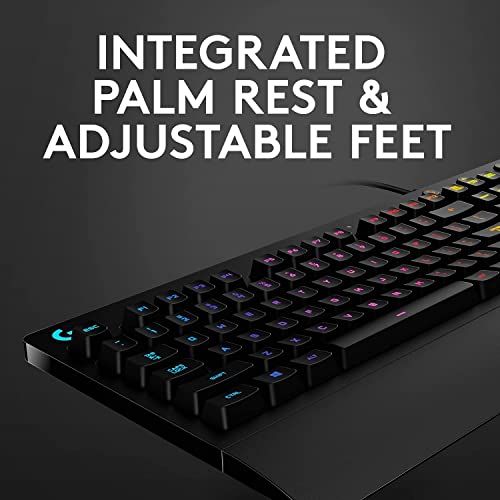 Logitech Prodigy G213 Wired Membrane Gaming Keyboard With Rgb Backlighting Black #TOP2