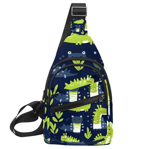 Mochila bandolera de cocodrilos para paseos urbanos confortables
