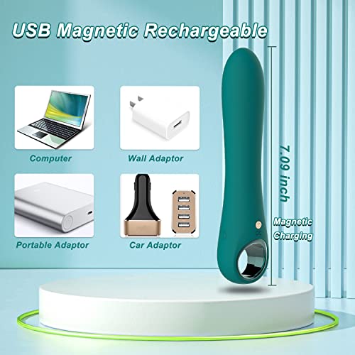 G Spot Vibrator Dildo With 10 Vibration Modes, Tuitionua Soft Silicone Powerful Vibrating Massagers For Clitoral Vagina And Anal Stimulation, Adult Sex Toys For Women Or Men(Green) #TOP4