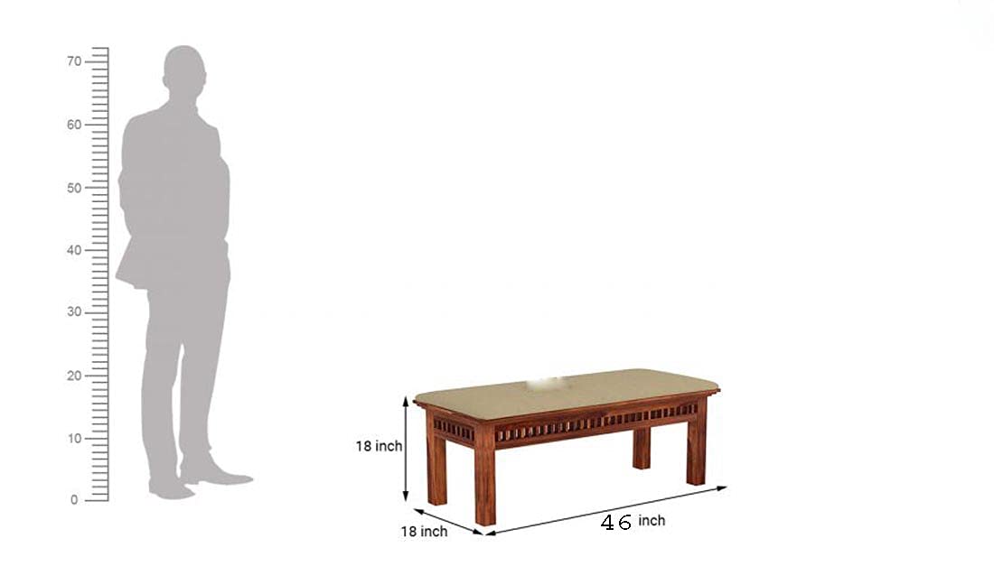 41deScVflSS SL1100 Krishna Wood Decor Dining Table 6 Seater with Chairs | Dining Table Sets | 6 Seater Dining Table Wooden | with 4 Chairs 1 Bench | Dining Room Set Furniture Sheesham Wood | Teak Finish - MSDeals
