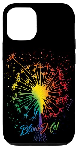 Dandelion Wildflower �^���|�| �K�[�f�� �u���[�Y ���C���{�[�t�����[ �X�}�z�P�[�X iPhone 12/12 Pro �p