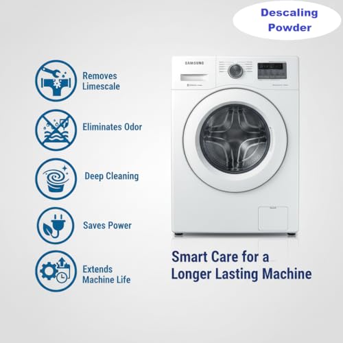 Image of Washing Machine Drum Cleaning Powder Compatible with Samsung Washing Machine Cleaner & Descaling Powder, Descaler for top load and front load, Drum Cleaner Descaling powder | PACK OF 1