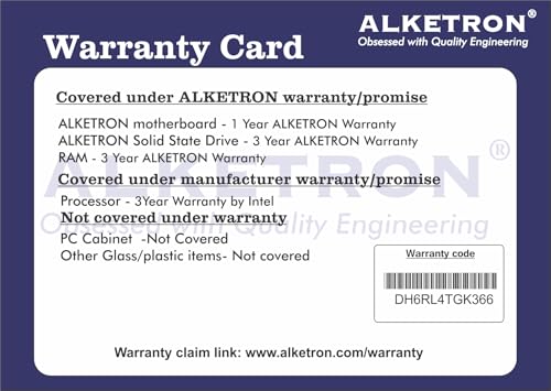 Image of ALKETRON Portable Mini Desktop PC with 20 inch Display; WiFi & Bluetooth; 128GB M.2 SSD-4GB RAM-windows11 & MS Office-1Year Warranty-Free Carry Bag(Student Mini Edition - Full Set)