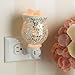 CANDLE WARMERS ETC Pluggable Fragrance Warmer- Decorative Plug-in for Warming Scented Candle Wax Melts and Tarts or Essential Oils, Reflection