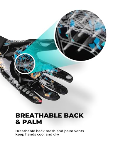 ROCKBROS American Football Handschuhe für Herren & Damen – rutschfest, Atmungsaktiv & Elastisch, Trainingshandschuhe & Receiver-Handschuhe für sicheren Grip beim Ballsport & Outdoor, Größe XL